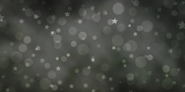 星とライトグレーのベクトルレイアウト — ストックベクタ