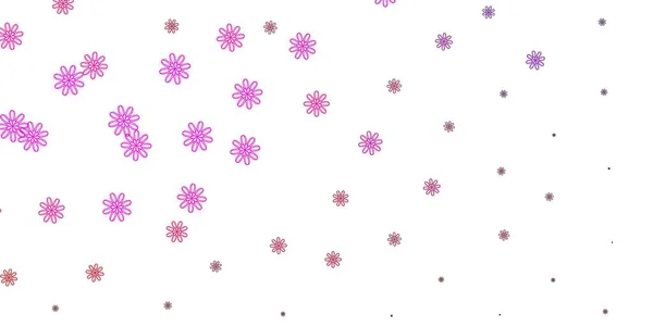 Светло Розовый Вектор Естественный Фон Цветами Современный Дизайн Градиентом Цветы — стоковый вектор