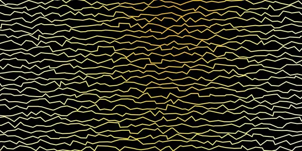 Vert Foncé Fond Vectoriel Jaune Avec Lignes Courbées — Image vectorielle