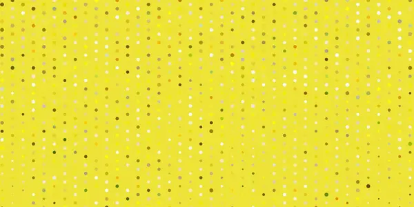 Verde Claro Padrão Vetorial Amarelo Com Esferas Glitter Ilustração Abstrata — Vetor de Stock