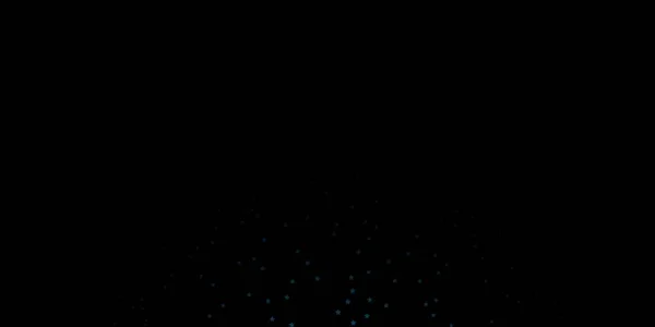 Fond Vectoriel Bleu Foncé Avec Petites Grandes Étoiles — Image vectorielle