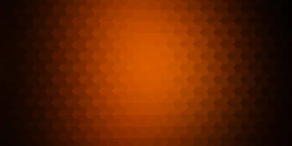 Fondo Vectorial Naranja Oscuro Con Líneas — Vector de stock