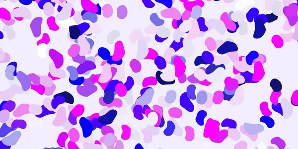 Luz Púrpura Fondo Vectorial Rosa Con Formas Caóticas Ilustración Colorida — Archivo Imágenes Vectoriales