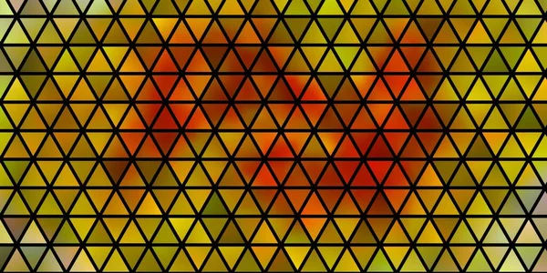 三角形のライトオレンジベクトルテンプレート カラフルな三角形のモダンな抽象的なイラスト あなたの昇進のための設計 — ストックベクタ