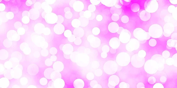 Light Purple Vektor Hintergrund Mit Blasen Abstraktes Dekoratives Design Steigungsstil — Stockvektor