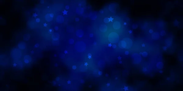 Темный Синий Вектор Искушают Циркулями Звездами — стоковый вектор