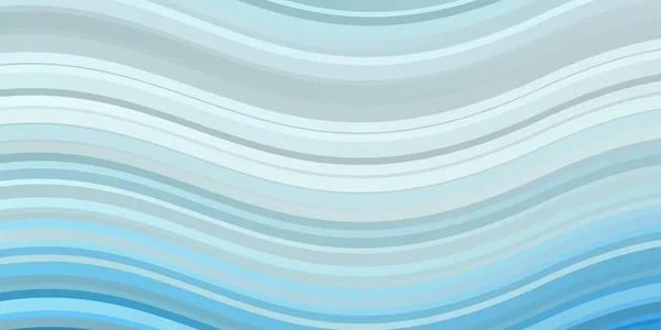 Fond Vectoriel Bleu Clair Avec Courbes — Image vectorielle