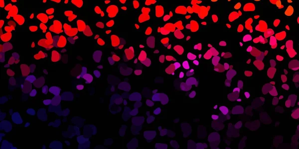 Темно Рожевий Червоний Векторний Шаблон Абстрактними Формами Барвисті Абстрактні Форми — стоковий вектор