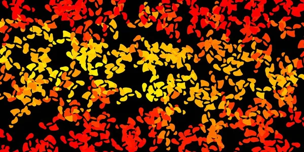 Σκούρο Πορτοκαλί Διανυσματικό Μοτίβο Αφηρημένα Σχήματα Σύγχρονη Αφηρημένη Απεικόνιση Κλίση — Διανυσματικό Αρχείο