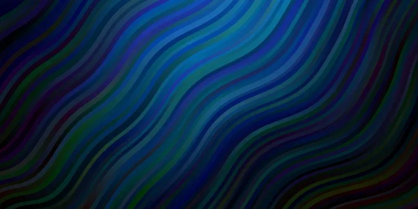 Textura Vectorial Azul Oscuro Con Arco Circular Gradiente Abstracto Ilustración — Vector de stock