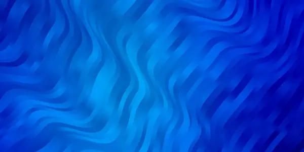 Ανοικτό Μπλε Διανυσματικό Πρότυπο Καμπύλες Ολοκαίνουρια Πολύχρωμη Απεικόνιση Λυγισμένες Γραμμές — Διανυσματικό Αρχείο