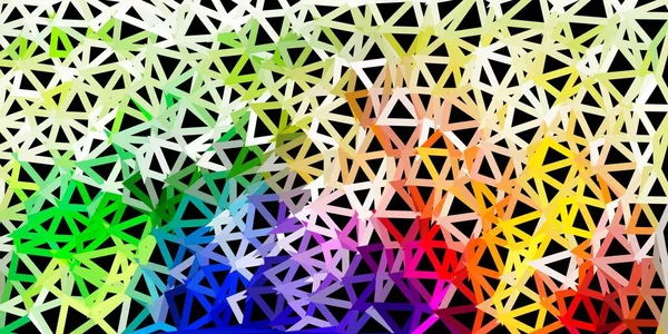 Világos Többszínű Vektor Háromszög Mozaik Sablon Modern Absztrakt Illusztráció Sokszögű — Stock Vector