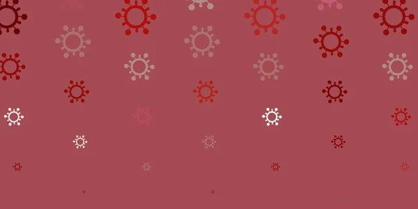 Világos Lila Rózsaszín Vektor Háttér Vírusszimbólumokkal Színes Absztrakt Illusztráció Gradiens — Stock Vector