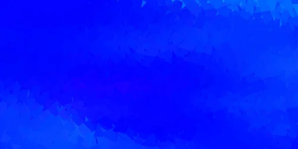 Dark Blue Vector Triangle Mosaic Backdrop Elegant Abstract Illustration Gradient — Stock Vector