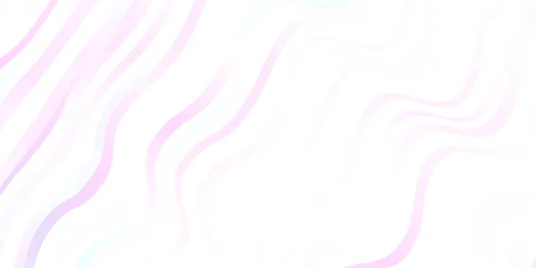 Fond Vectoriel Violet Clair Avec Des Lignes Courbées Illustration Colorée — Image vectorielle