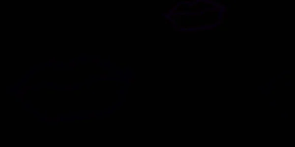 Dunkelrosa Vektorhintergrund Mit Den Machtsymbolen Der Frau Illustration Mit Zeichen — Stockvektor