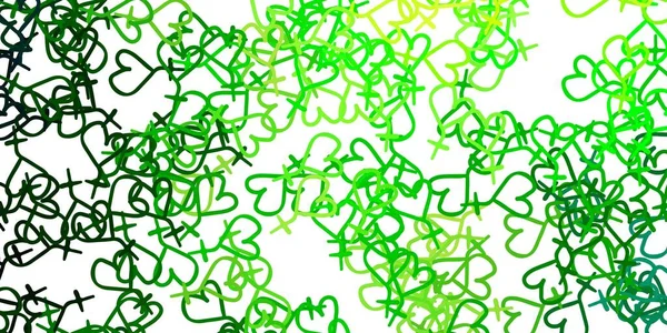 Hellgrüne Gelbe Vektorstruktur Mit Frauenrechtssymbolen Abstrakte Illustration Mit Einer Darstellung — Stockvektor