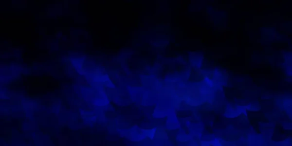Σκούρο Μπλε Διανυσματικό Φόντο Πολυγωνικό Στυλ Αφηρημένη Κλίση Εικονογράφηση Ορθογώνια — Διανυσματικό Αρχείο
