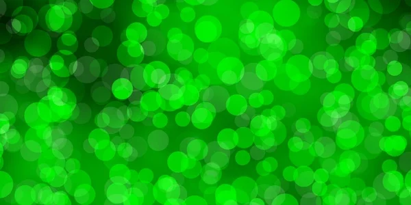 丸型のライトグリーンベクトルレイアウト — ストックベクタ