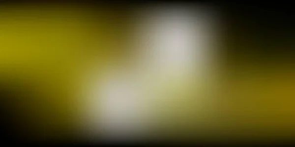 Dark Green Yellow Vector Gradient Blur Background Shining Colorful Blur — Stock Vector