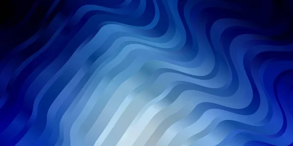 Fondo Vectorial Azul Claro Con Líneas Dobladas Ilustración Estilo Abstracto — Vector de stock