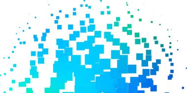 Açık Mavi, çokgen biçiminde yeşil vektör arkaplanı.