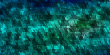 Çizgiler ve üçgenlerle ışık Mavisi vektör düzeni. Renkli eğimli üçgenlerin çizimi. Duvar kağıtları için şablon.