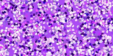 Açık mor, pembe vektör arkaplan ve rastgele formlar. Basit gradyan şekilli renkli bir çizim. Cep telefonları için arka plan.