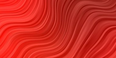 Dairesel yay ile açık kırmızı vektör dokusu. Uygunsuz gradyan çizgileri olan soyut çizimler. Reklamınız, posteriniz, afişiniz için en iyi tasarım.