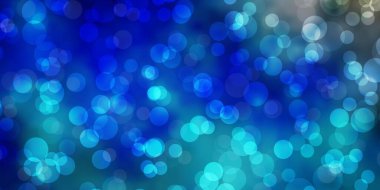 Dairesel hafif Mavili vektör deseni.