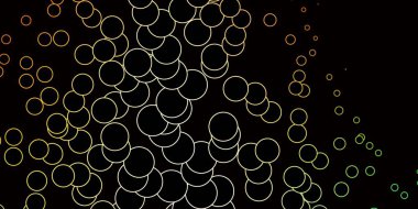 Daireli koyu renk vektör şablonu.