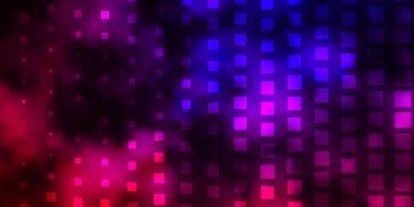 Koyu pembe, dikdörtgenli mavi vektör arkaplan. Dikdörtgen şekilli yeni soyut illüstrasyon. İş broşürleri, broşürler için desen