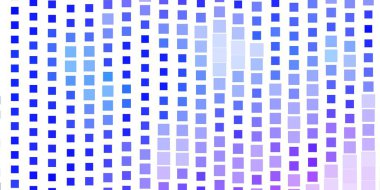 Açık pembe, kare şeklinde mavi vektör deseni. Dikdörtgen şekilli yeni soyut illüstrasyon. İniş sayfası için modern şablon.