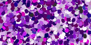 Kaotik şekilli açık mor vektör arkaplanı. Soyut tarzda renkli şekilli bir illüstrasyon. Duvar kağıdı seti için zarif tasarım.