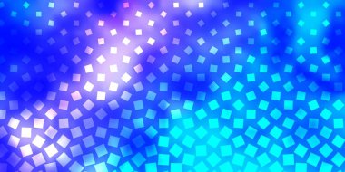 Açık Pembe, dikdörtgenlerde mavi vektör şablonu.