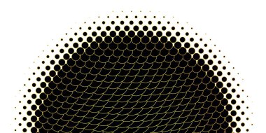 Dairesel açık sarı vektör şablonu.