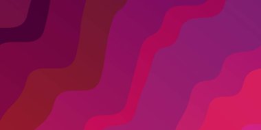 Koyu mor, kıvrımlı pembe vektör dokusu. Eğri çizgileri olan renkli çizimler. Terfileriniz için akıllı tasarım.