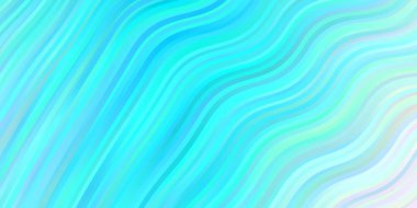 Açık Mavi, Wry çizgileri ile yeşil vektör düzeni.