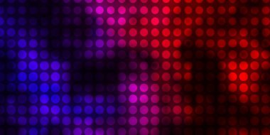 Koyu pembe, daireli sarı vektör şablonu.