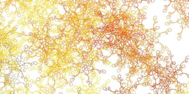 Dairesel yay ile açık sarı vektör arkaplan. Uygunsuz gradyan çizgileri olan soyut çizimler. İş broşürleri, broşürler için desen