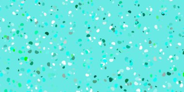 Soyut şekilli açık yeşil vektör şablonu. Basit gradyan şekilli renkli bir çizim. Web siteniz için basit illüstrasyon.