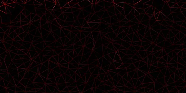 Dunkelroter Vektorpolygonaler Hintergrund Dekorative Bunte Illustration Mit Abstrakten Dreiecken Landing — Stockvektor