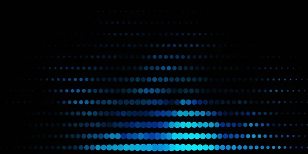 Темний Blue Векторний Шаблон Колами Абстрактна Ілюстрація Різнокольоровими Плямами Стилі — стоковий вектор