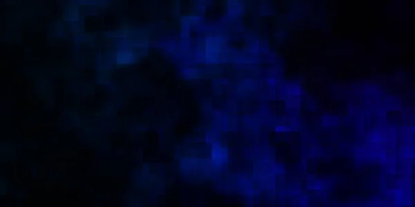 Темно Синий Векторный Фон Прямоугольниками Новая Абстрактная Иллюстрация Прямоугольными Фигурами — стоковый вектор