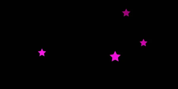 Padrão Vetorial Rosa Escuro Com Estrelas Abstratas Ilustração Colorida Estilo —  Vetores de Stock