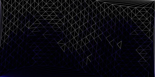 深紫色矢量三角形马赛克模板 带三角形的多边形样式的渐变图解 登陆网页设计 — 图库矢量图片