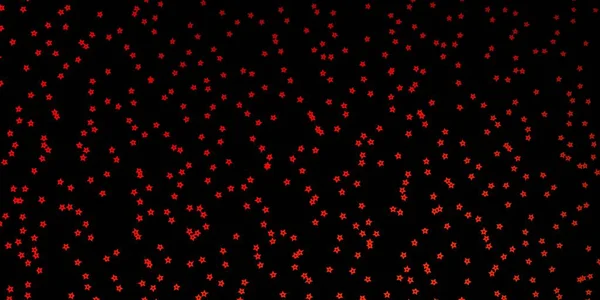 Темно Красный Вектор Яркими Звездами Декоративная Иллюстрация Звездами Абстрактном Шаблоне — стоковый вектор