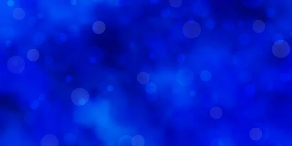 Luz Azul Vector Telón Fondo Con Círculos Discos Coloridos Abstractos — Vector de stock
