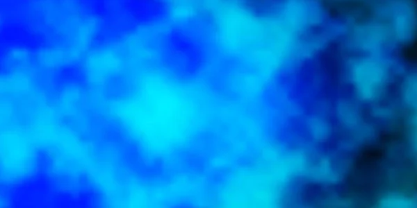 Luminoso Sfondo Vettoriale Blu Con Cumulus — Vettoriale Stock