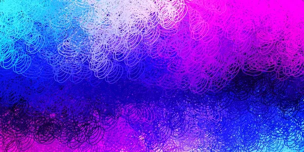 Dark Pink Blue Vector Backdrop Dots Abstract Decorative Design Gradient — Stock Vector